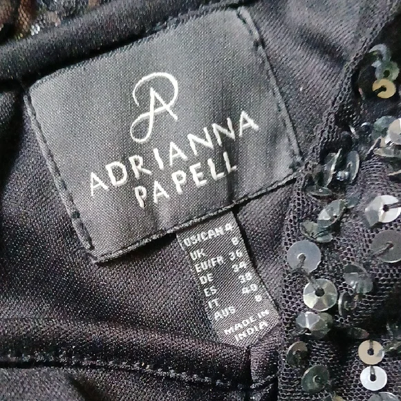 Adrianna Papell Sequin Coktail Dress - Picture 10 of 11